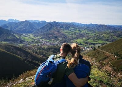 Vistas de Cangas desde alto GR-109