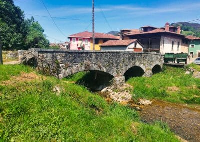 Puente sobre el rio Güeña en Benia de Onís