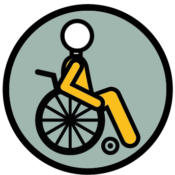 icono silla ruedas RGB