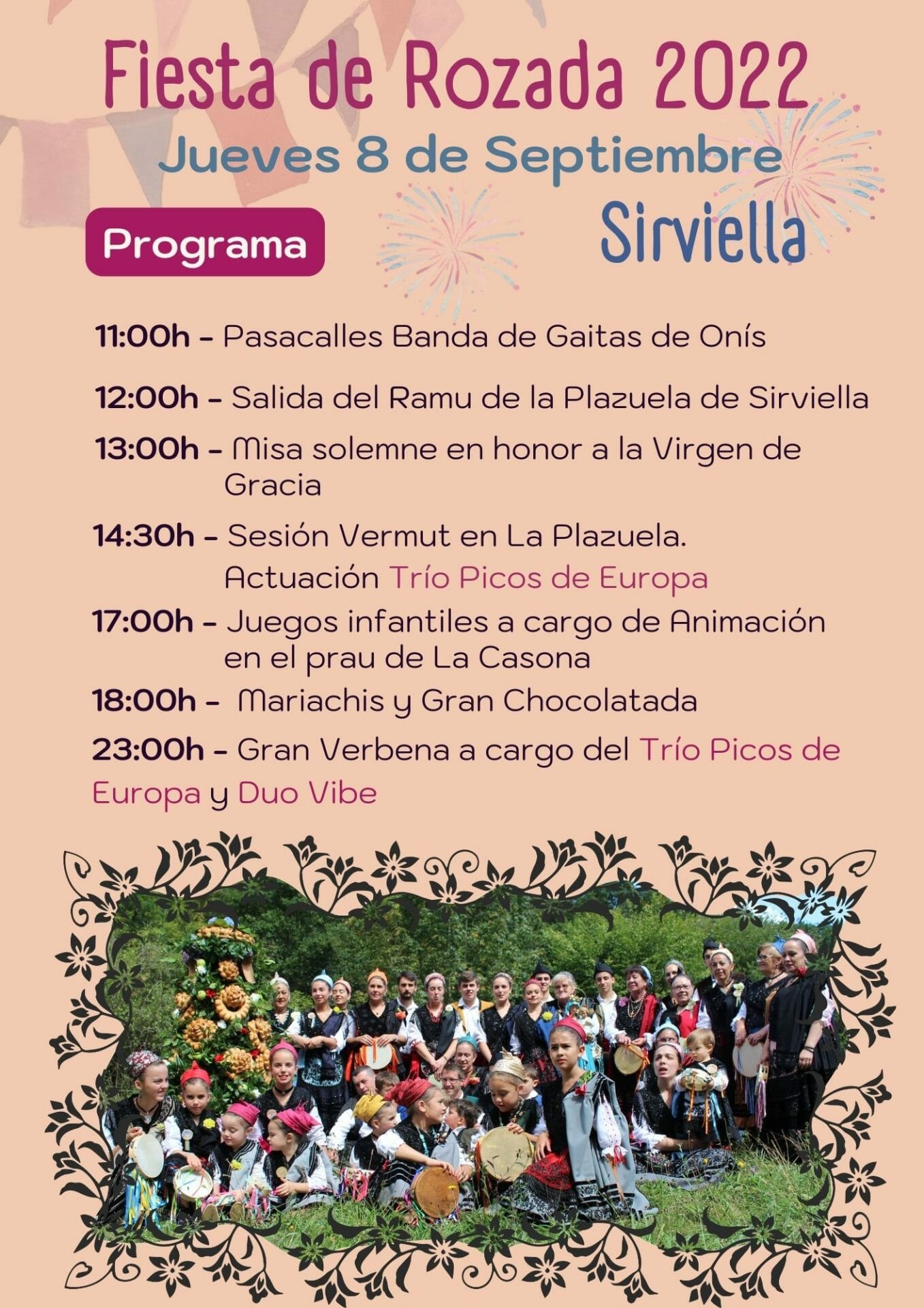 Programa Fiesta Rozada Sirviella 2022