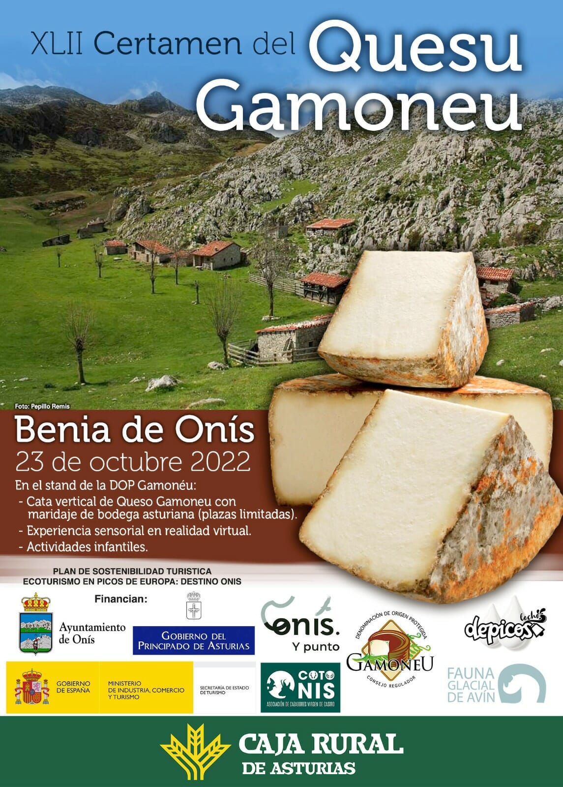 Cartel Certamen Quesu Gamonéu 2022