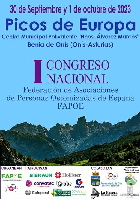 Cartel I Congreso Nacional de Personas Ostomizadas