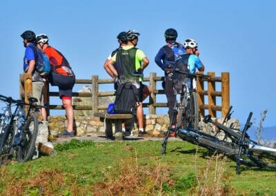 Ruta lagos covadonga en bici desde Benia 1