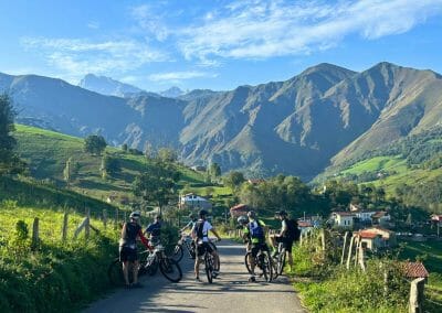 Ruta lagos covadonga en bici desde Benia 7
