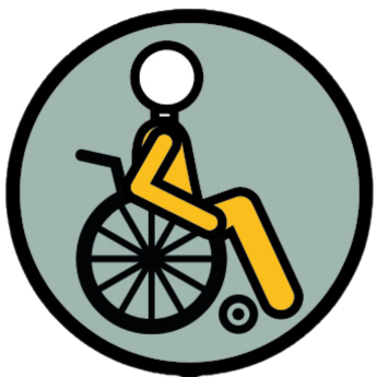 icono silla ruedas transpartente