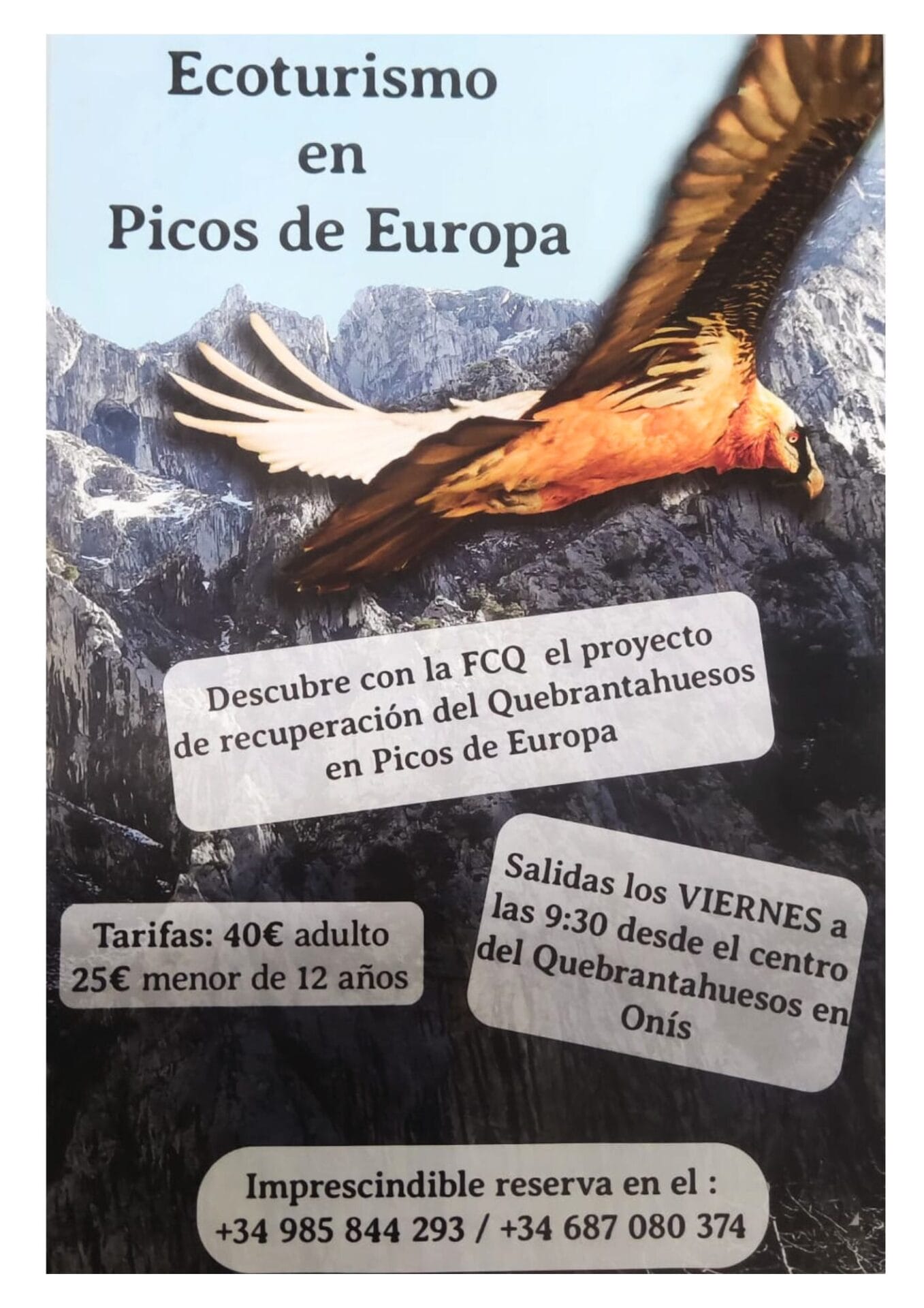 Onis hiking trails brochure