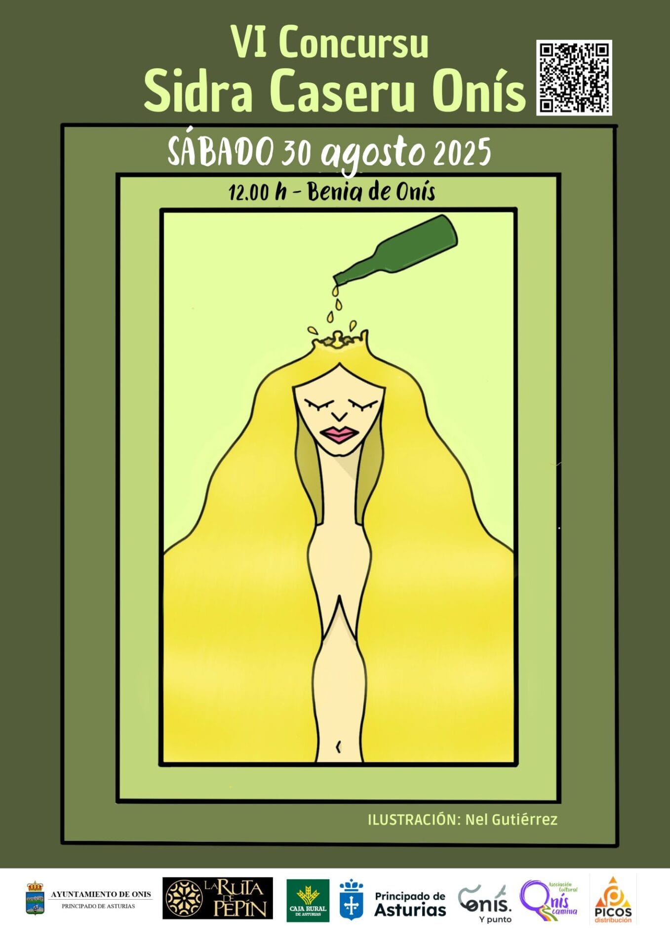 Cartel Concurso Sidra Casera de Onís 2025