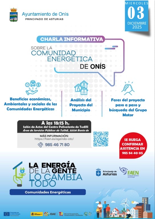 Cartel FAEN Comunidad Energetica onis 2 Medium