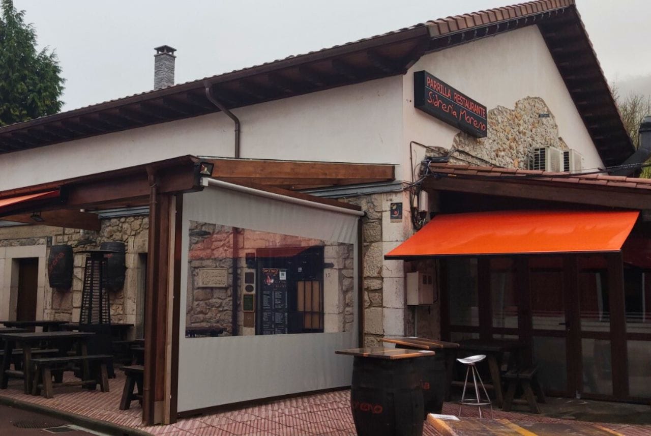 Fachada Sidrería Moreno en Benia de Onís
