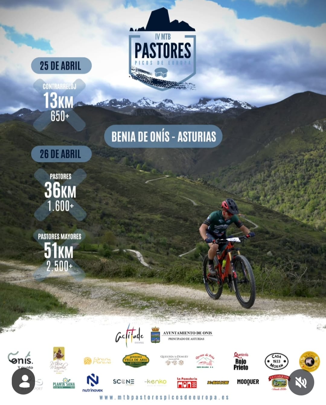 Cartel MTB Pastores Picos de Europa 2026-BENIA DE ONÍS