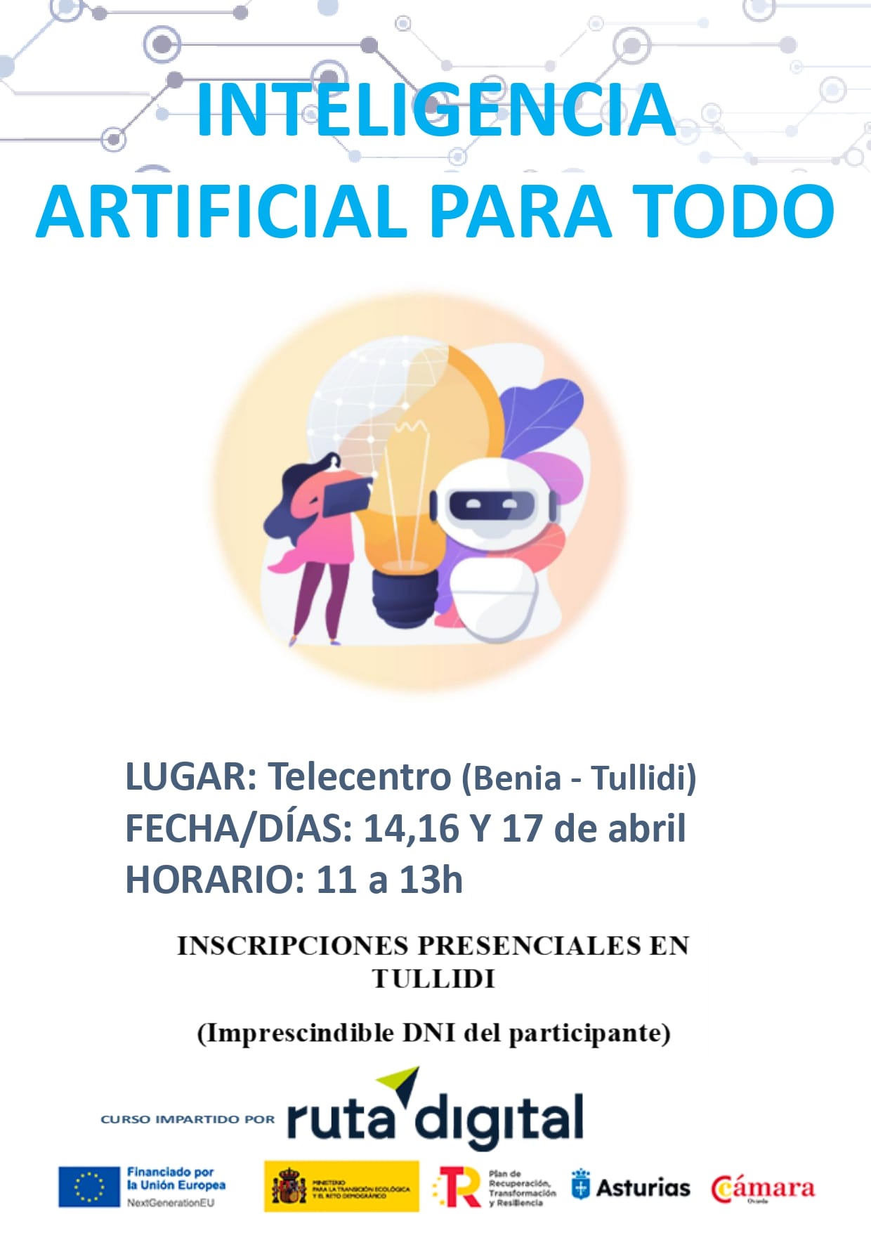 Cartel Curso Inteligencia Artificial
