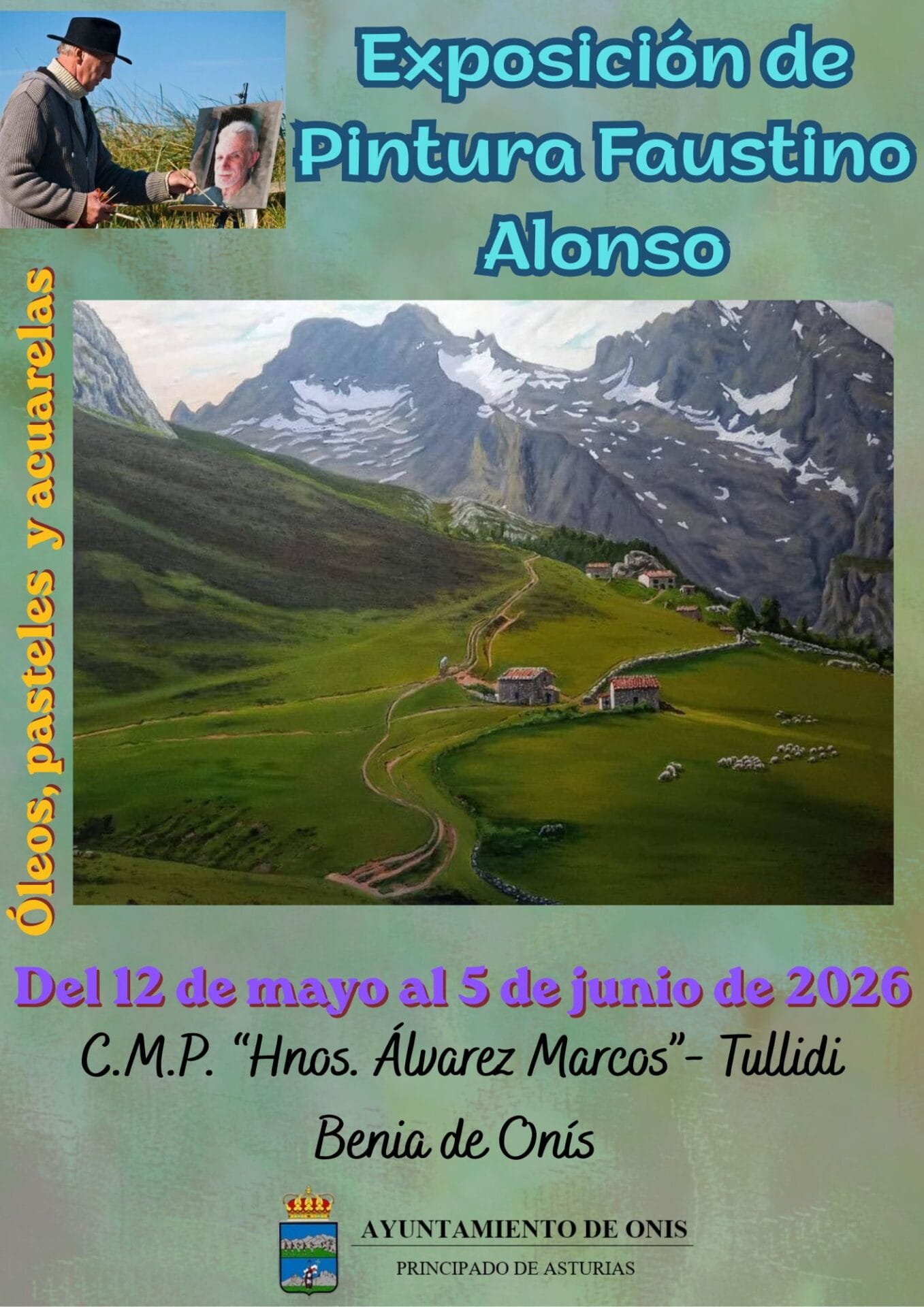 Cartel Exposición Faustino Alonso