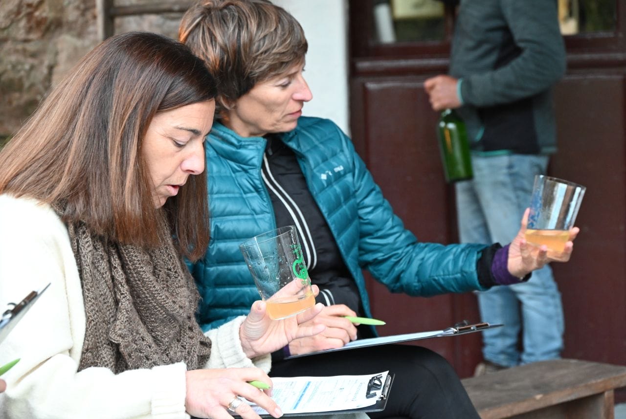 Actividad de cata de sidra