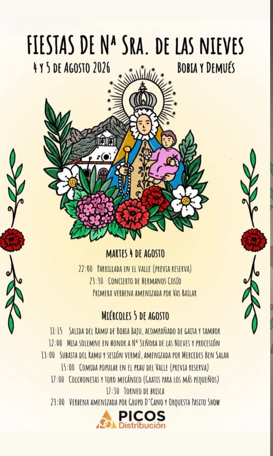fiesta Ntra. Señora de las Nieves