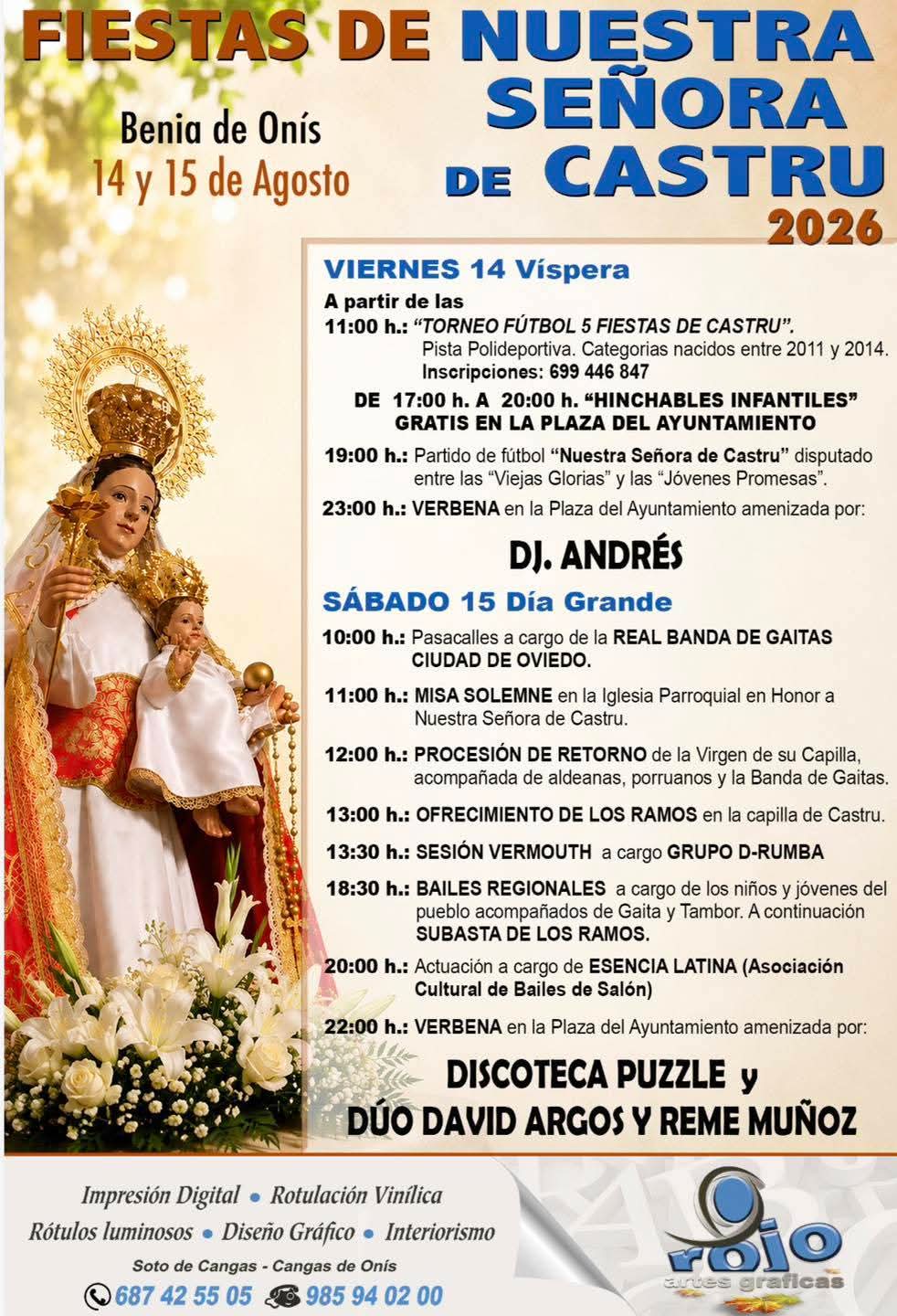 fiestas Ntra.Sra .deCastru